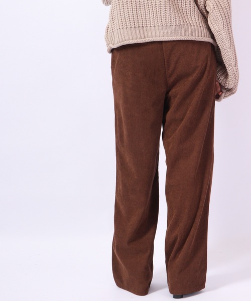 Chiaro（キアロ）の「Chiaro コーデュロイ タックパンツ（その他パンツ・レディース・ブラウン/ベージュ・FREE）」の8枚目の写真