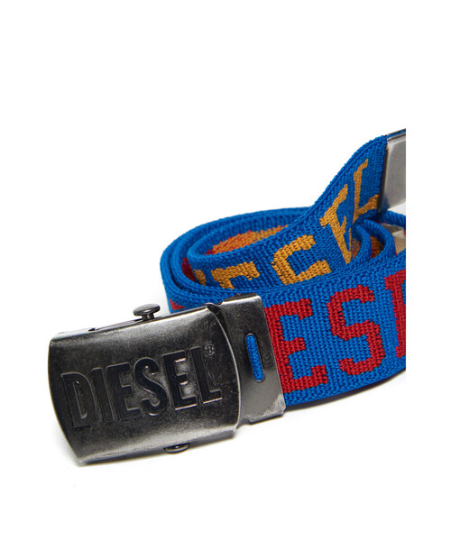 DIESEL(ディーゼル)の「キッズ ゴムベルト ロゴ(ベルト・キッズ・ブルー/ブラック/グリーン・Ⅱ/Ⅰ)」の4枚目の写真