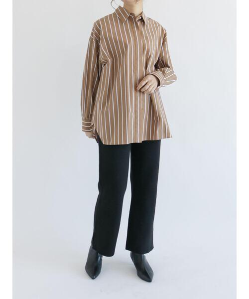 Te chichi（テチチ）の「◎サイドスリットニットパンツ（その他パンツ・レディース・ベージュ/ブラック/グレー・ﾌﾘ-）」の5枚目の写真