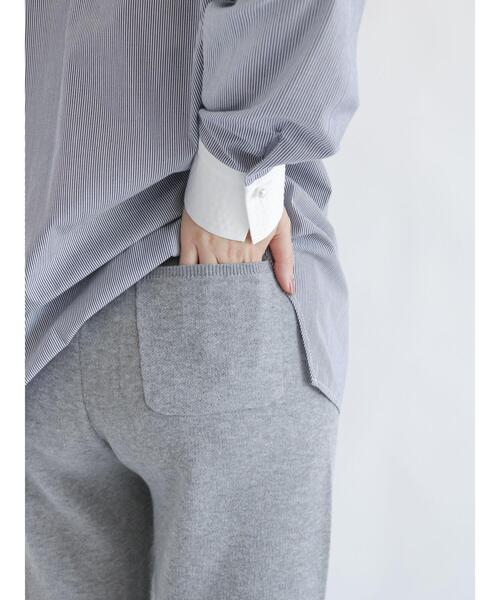 Te chichi（テチチ）の「◎サイドスリットニットパンツ（その他パンツ・レディース・ベージュ/ブラック/グレー・ﾌﾘ-）」の12枚目の写真