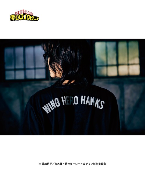 glamb × ヒロアカ Hawks ホークス Tシャツ グラム glamb × ヒロアカ Hawks ホークス Tシャツ カットソー