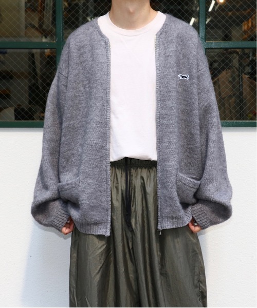 NUMBER (N)INE（ナンバーナイン）の「NUMBER (N)INEナンバーナイン×TOWN CRAFTタウンクラフト ZIP-UP CREW CARDIGANジップアップクルーカーディガンユニセックス（カーディガン/ボレロ・メンズ・マスタード/ブラウン/ブラック/オリーブ/ワイン/グレー・MEDIUM/LARGE）」の16枚目の写真