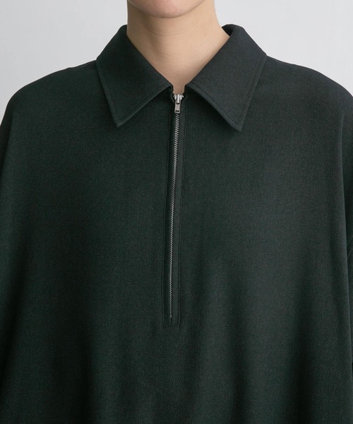 KBF（ケイビーエフ）の「ZIPオーバーワンピース（ワンピース・レディース・ブラック/グレー系その他/オリーブ・ONE）」の15枚目の写真