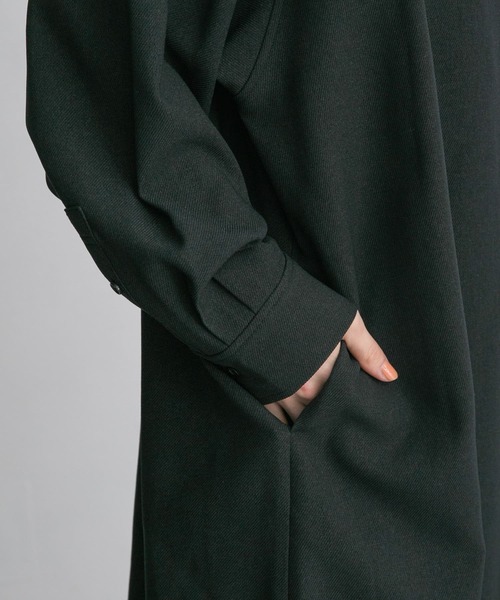 KBF（ケイビーエフ）の「ZIPオーバーワンピース（ワンピース・レディース・ブラック/グレー系その他/オリーブ・ONE）」の11枚目の写真