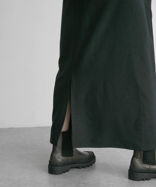 KBF（ケイビーエフ）の「ZIPオーバーワンピース（ワンピース・レディース・ブラック/グレー系その他/オリーブ・ONE）」の9枚目の写真