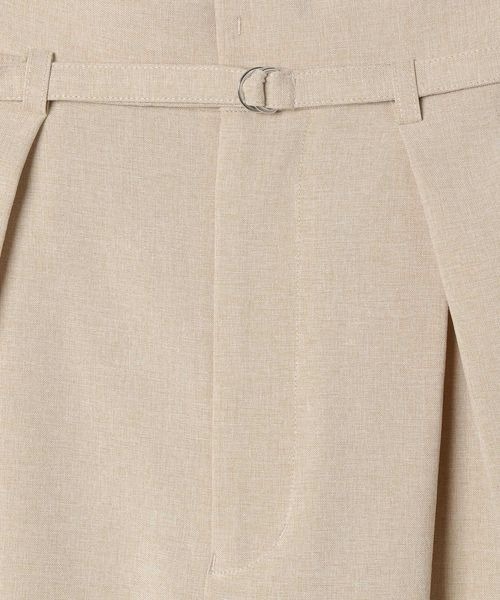 JEANASIS(ジーナシス)の「ベルトツキタックワイドパンツ【SET UP対応】/185446(その他パンツ・レディース・グレー/チャコールグレー/ベージュ・FREE)」の16枚目の写真