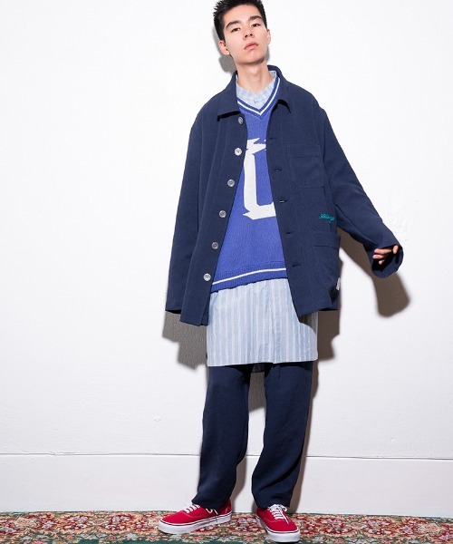 mcg3202-u logo knit vest ニットベスト