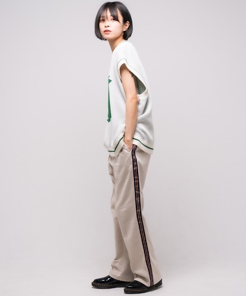 mcg3202-u logo knit vest ニットベスト