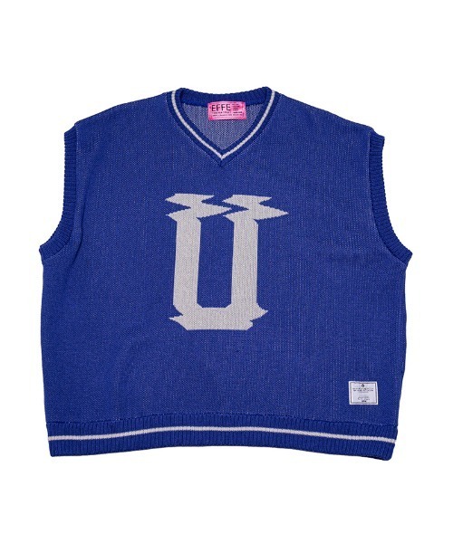 mcg3202-u logo knit vest ニットベスト