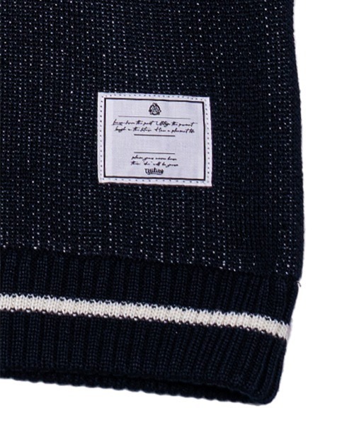 mcg3202-u logo knit vest ニットベスト