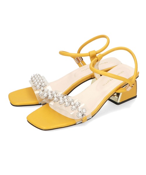 ORiental TRaffic（オリエンタルトラフィック）の「■PVCベルトパールヒールサンダル/31211（サンダル・レディース・イエロー/パープル・S/M/L/LL）」の13枚目の写真