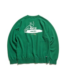 トップス uniform experiment JAZZY 5 CREWNECKKNIT ue_230001_green_1.jpg?v=
