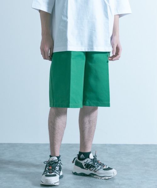 NYLAUS（ナイラス）の「ヘビーツイル イージー バギーハーフパンツ スケーターパンツ（チノパンツ・メンズ・ブラック/ベージュ/オレンジ/グリーン・M/L/LL）」の3枚目の写真