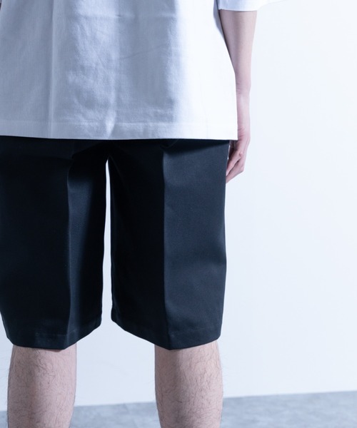 NYLAUS（ナイラス）の「ヘビーツイル イージー バギーハーフパンツ スケーターパンツ（チノパンツ・メンズ・ブラック/ベージュ/オレンジ/グリーン・M/L/LL）」の11枚目の写真