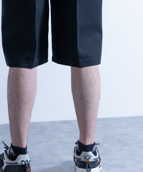 NYLAUS（ナイラス）の「ヘビーツイル イージー バギーハーフパンツ スケーターパンツ（チノパンツ・メンズ・ブラック/ベージュ/オレンジ/グリーン・M/L/LL）」の12枚目の写真