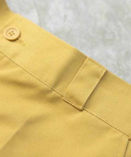 NYLAUS（ナイラス）の「ヘビーツイル イージー バギーハーフパンツ スケーターパンツ（チノパンツ・メンズ・ブラック/ベージュ/オレンジ/グリーン・M/L/LL）」の14枚目の写真