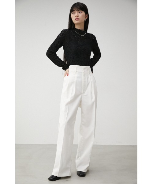 セール】CUT LACE LONG SLEEVE TOPS/カットレースロングスリーブ