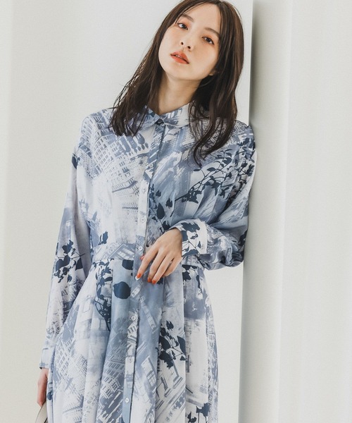 セール】コラージュガラワンピース193763（ワンピース）｜Andemiu  