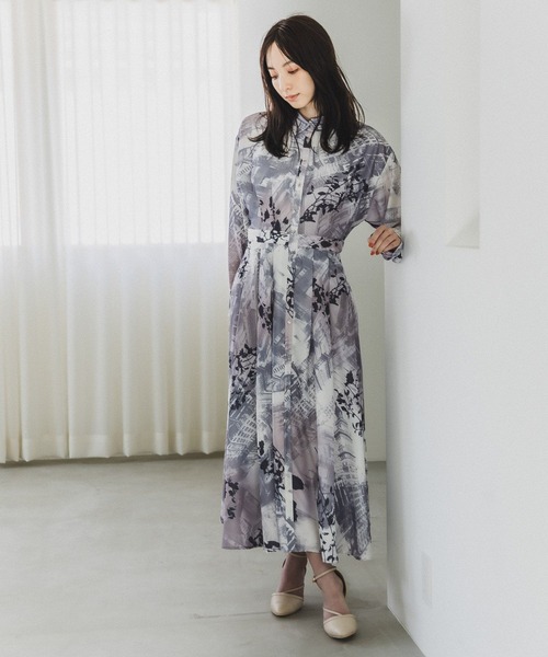 Andemiu（アンデミュウ）の「コラージュガラワンピース193763（ワンピース・レディース・ブルー/ピンク・FREE）」の5枚目の写真
