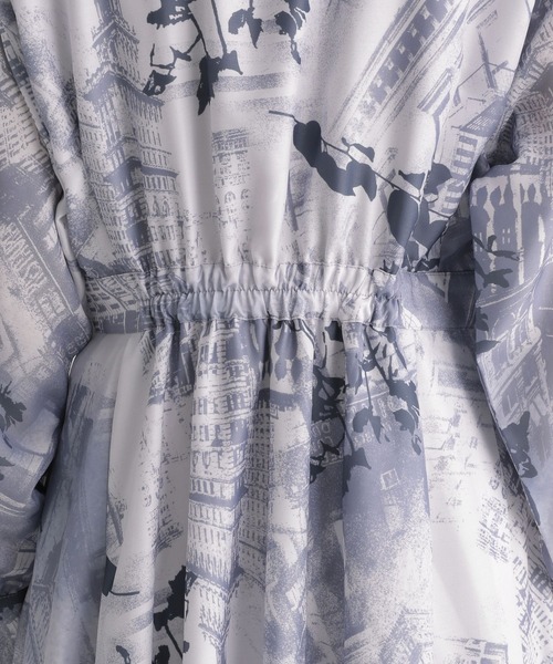 セール】コラージュガラワンピース193763（ワンピース）｜Andemiu  