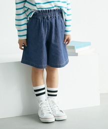 ROPE' PICNIC（ロペピクニック）の「【KIDS】ウエストフリルデニムキュロットパンツ（その他パンツ・キッズ）」