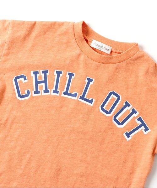 Ampersand（アンパサンド）の「【セットアップ/ワンマイル】チルアウト コーディネートセット（ルームウェア/パジャマ・キッズ・チャコール/オフホワイト/オレンジ・90/100/110/120/80/130/140）」の9枚目の写真
