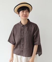 60s フレンチリネン boy shirt