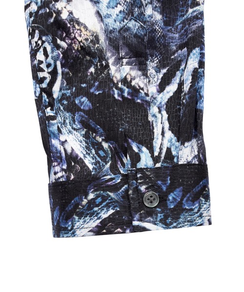 TORNADO MART（トルネードマート）の「TORNADO MART∴コラージュパイソンプリント7分袖シャツ（シャツ/ブラウス・メンズ・ブルー/レッド・XXL/LL/M/L）」の10枚目の写真