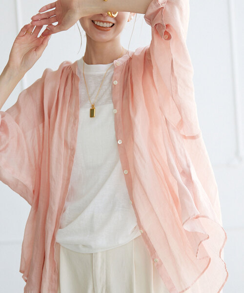 ラミーギャザーシャツ