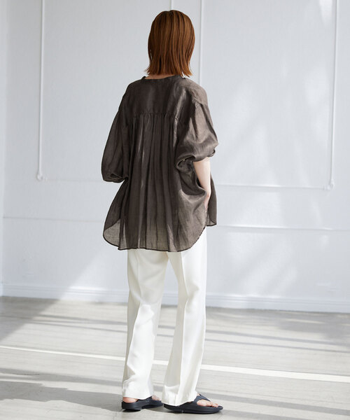 ラミーギャザーシャツ