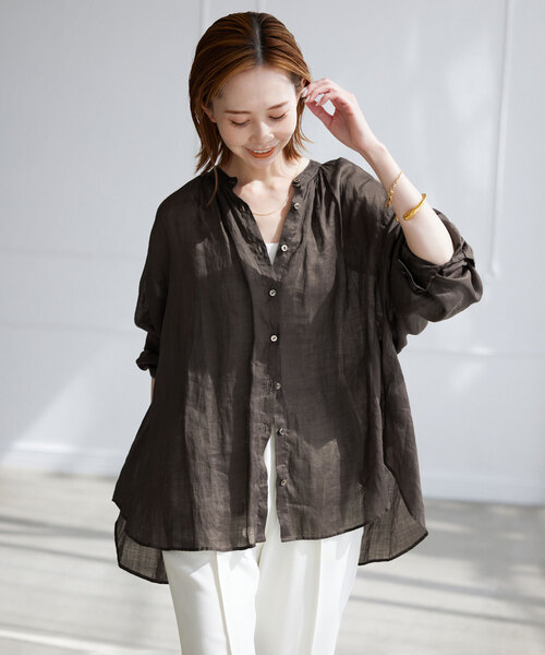 ラミーギャザーシャツ