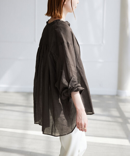 ラミーギャザーシャツ