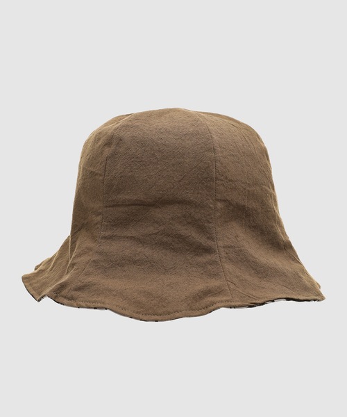 SASQUATCHfabrix.(サスクワァッチファブリックス)の「FLOWER SKETCH TULIP HAT(ハット・メンズ・ブラウン系その他/ベージュ×ブラック/パープル系その他・FREE)」の5枚目の写真