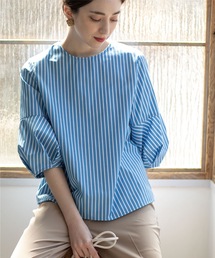 OPAQUE.CLIP | ランタンスリーブブラウス【UV/イージーケア/洗濯機洗い可】(シャツ/ブラウス)