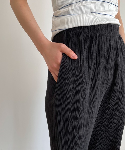 El mar（エルマール）の「El mar(エルマール) 楊柳フレアパンツ（その他パンツ・レディース・ブラック/アイボリー・ONE SIZE）」の14枚目の写真