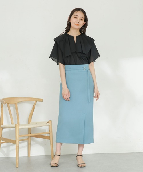 LB.03/レオファインチャーム付きブラウス