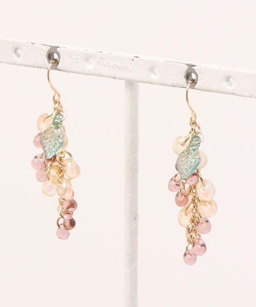 カヤ(カヤ)の「【カヤ】夏の花雫ピアス(ピアス(両耳用)・レディース・その他1/その他2/その他3/その他4・FREE)」の1枚目の写真