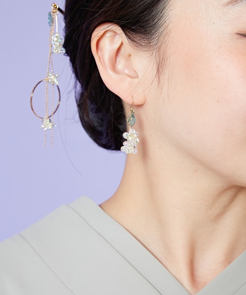 カヤ】夏の花雫ピアス（ピアス（両耳用））｜カヤ（カヤ）の