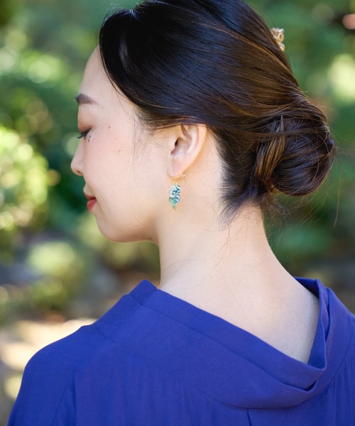 カヤ(カヤ)の「【カヤ】夏の花雫ピアス(ピアス(両耳用)・レディース・その他1/その他2/その他3/その他4・FREE)」の8枚目の写真