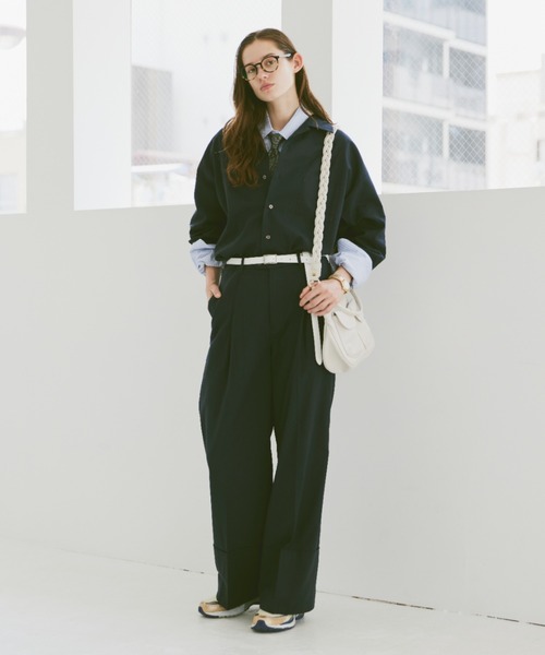 soerte（ソエルテ）の「Loose linen open collar shirt /ルーズ