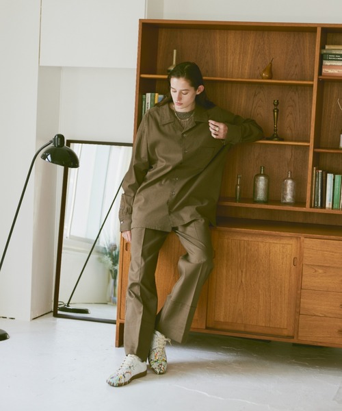 soerte（ソエルテ）の「Loose linen open collar shirt /ルーズ