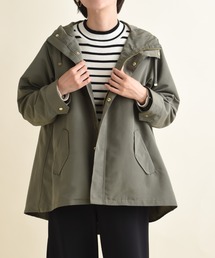 INTERPLANET | キルトライナー付きフードバックフレアコート(マウンテンパーカー)