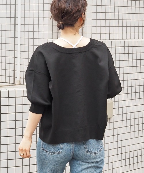 36サイズ♡定番大人気♡ パールボタン半袖ニットカーディガン 楽天市場】パール付き サマーニット カーディガン レディース 半袖