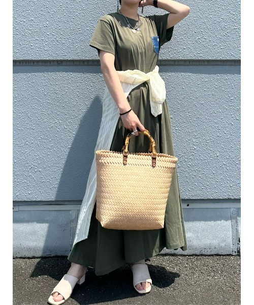 Lee(リー)の「【Lee】デニムポケットワンピース(ワンピース・レディース・オリーブ・M/L)」の21枚目の写真