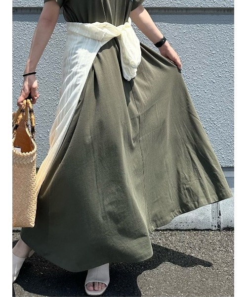Lee(リー)の「【Lee】デニムポケットワンピース(ワンピース・レディース・オリーブ・M/L)」の20枚目の写真