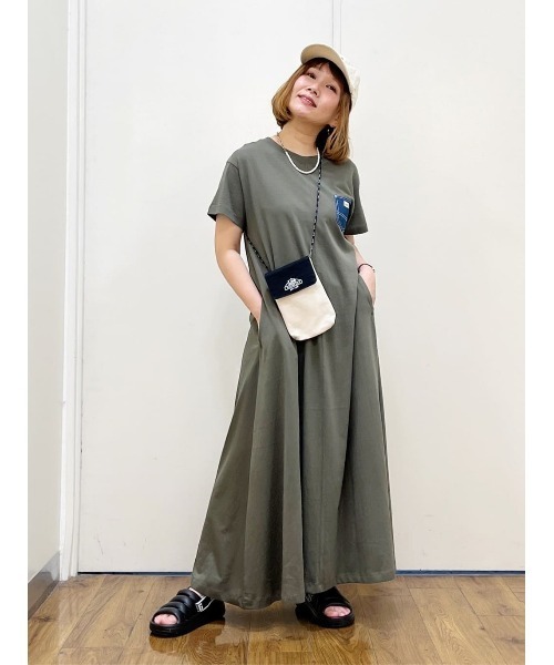 Lee(リー)の「【Lee】デニムポケットワンピース(ワンピース・レディース・オリーブ・M/L)」の16枚目の写真