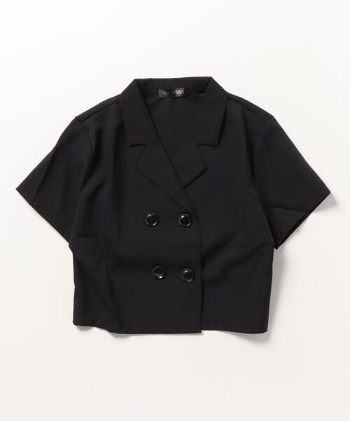 FREE STYLISTS(フリー スタイリスト)の「ショートコート(テーラードジャケット・レディース・グリーン系/ピンク/ブルー/ブラック/ホワイト/オレンジ/アイボリー・FREE)」の10枚目の写真