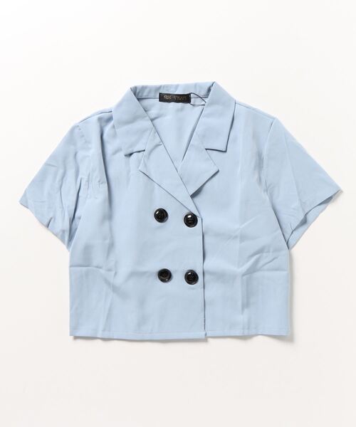 FREE STYLISTS(フリー スタイリスト)の「ショートコート(テーラードジャケット・レディース・グリーン系/ピンク/ブルー/ブラック/ホワイト/オレンジ/アイボリー・FREE)」の12枚目の写真