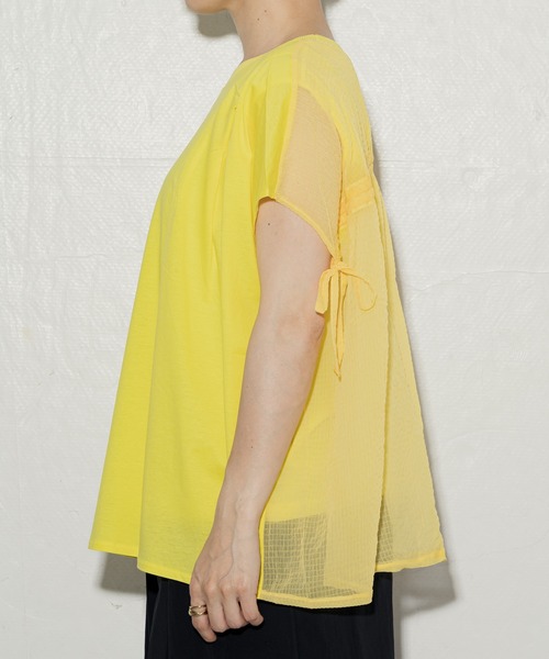 ottilie(オティーリエ)の「tricot tricot ドロストプルオーバー ★(Tシャツ/カットソー・レディース・オフホワイト/ベージュ/イエロー・FREE)」の20枚目の写真
