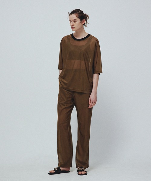 NOISE MAKER（ノイズメーカー）の「シアーワイドパンツ（その他パンツ・レディース・ゴールド/ブルー/ブラック・36/38）」の16枚目の写真